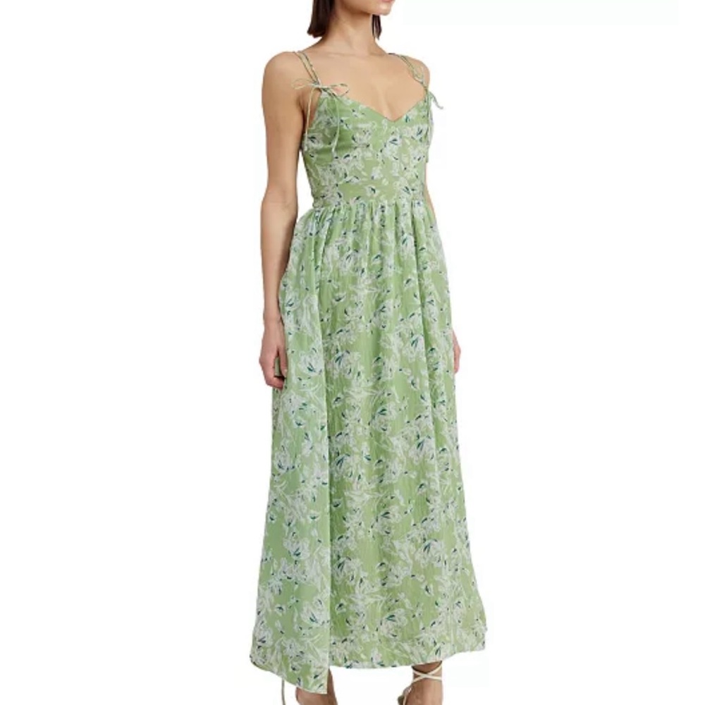 En Saison Laguna Floral-Print Midi Dress Size XL
